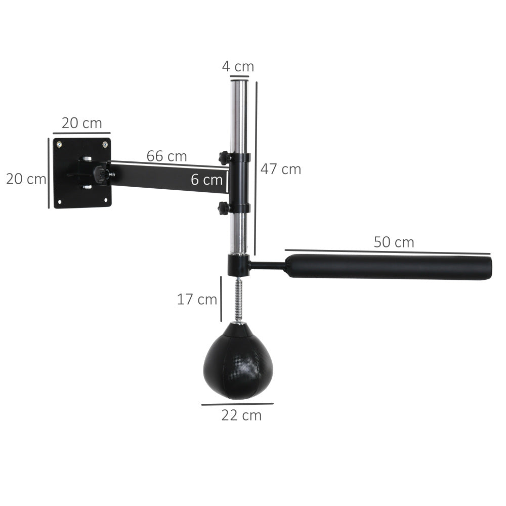 Technische Maße: 79cm Ausladung, Wandplatte 20x20cm, höhenverstellbar.