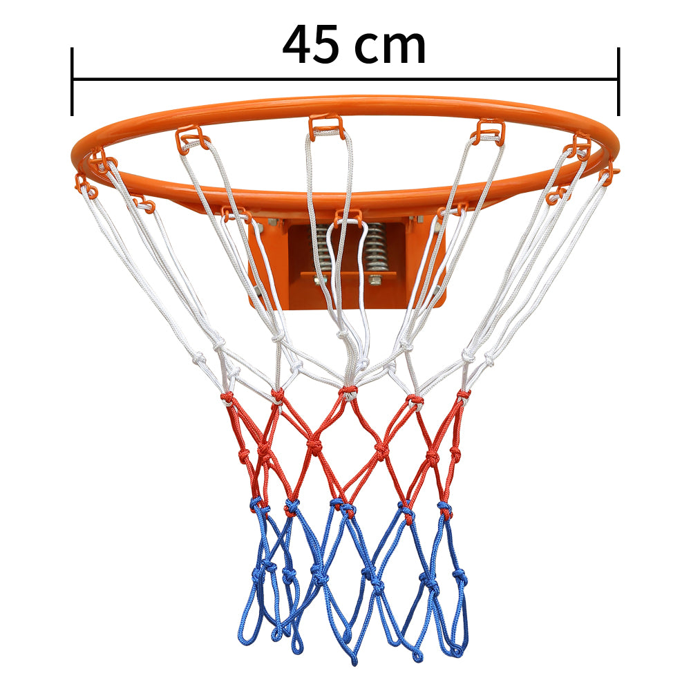 Technische Zeichnung des Basketballrings mit 45 cm Durchmesser.