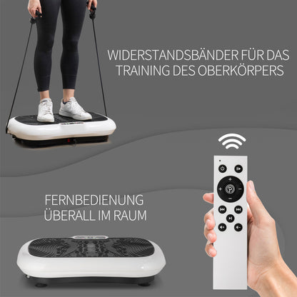 Training des Oberkörpers mit Bändern und Steuerung per Fernbedienung