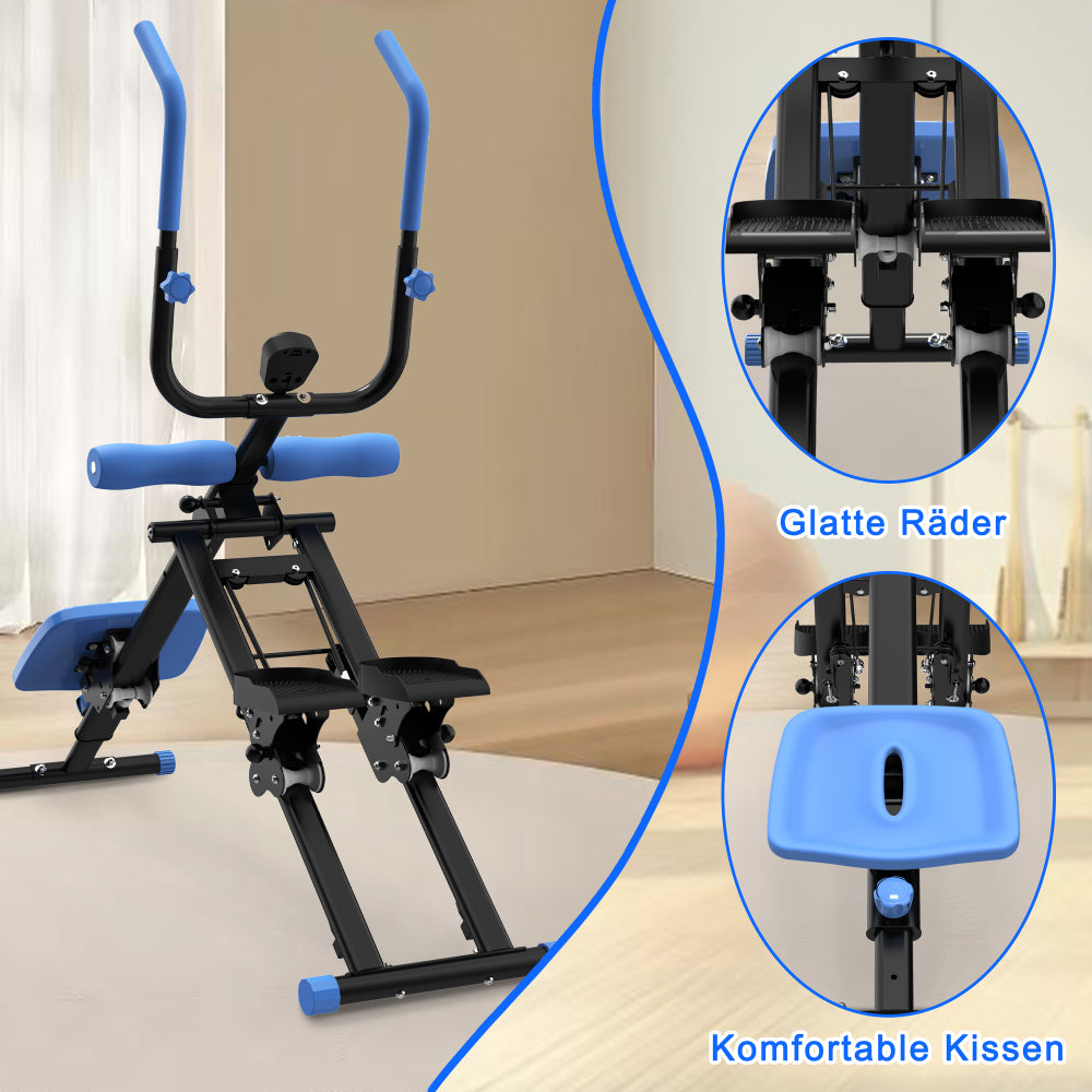 Treppenstepper-Funktion für Beine und Gesäßmuskulatur