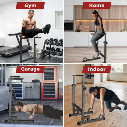 Vielseitig einsetzbar: Dip-Station für Gym, Garage, Home und Indoor.