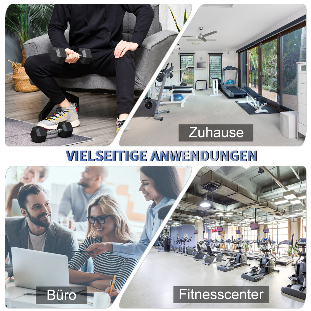 Vielseitige Anwendung: 4kg Hantel-Paar für Home Gym und Büro
