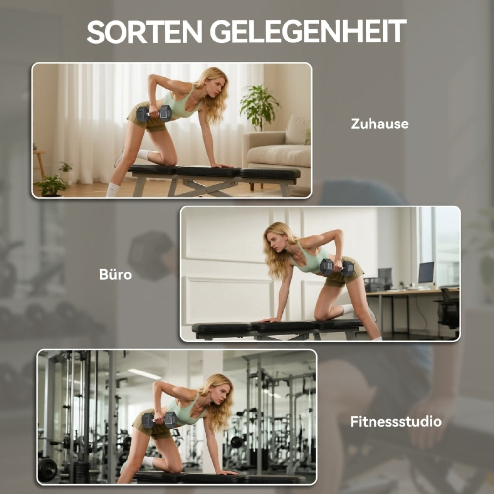 Vielseitige Anwendung: Hantelset für Home Gym und Fitnessstudio