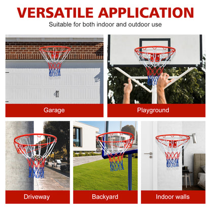 Vielseitige Einsatzorte für den Basketballring im Innen- und Außenbereich