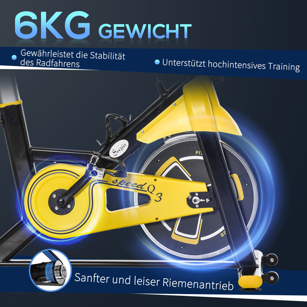 H101 Heimtrainer – 6kg Schwungrad für stabiles und gleichmäßiges Fahrgefühl