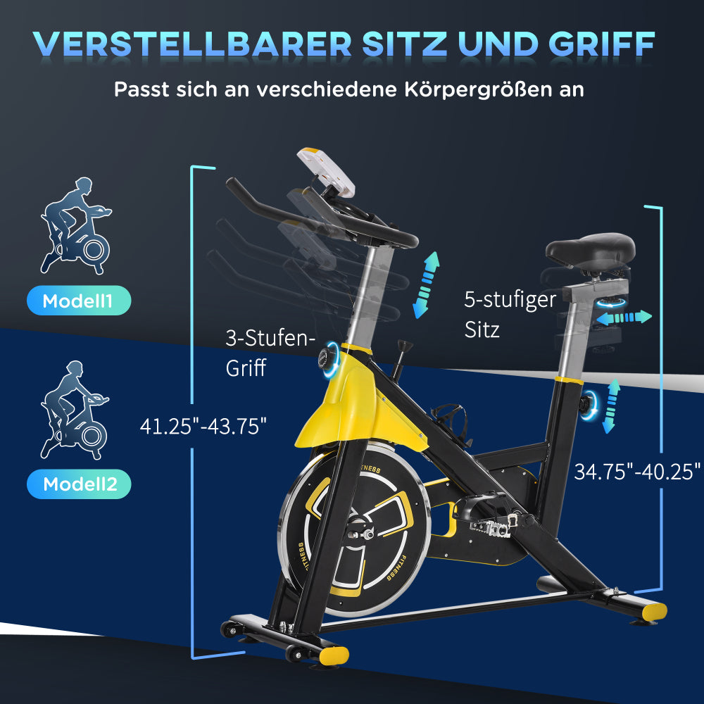 H101 Heimtrainer – Verstellbarer Sitz und Lenker für verschiedene Körpergrößen