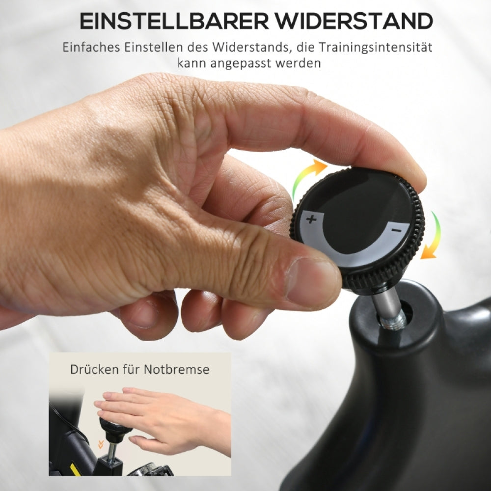 H101 Heimtrainer – Einstellbarer Widerstand mit Drehknopf und Not-Stopp-Funktion