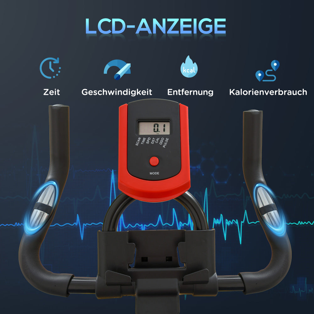 H101 Heimtrainer LCD-Anzeige – Tracking von Zeit, Geschwindigkeit, Kalorien und Puls