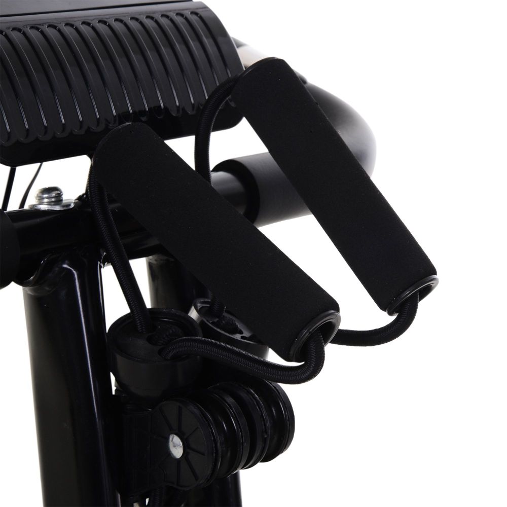 H102 Heimtrainer – Integrierte Arm-Zugbänder mit gepolsterten Griffen für Oberkörper-Training