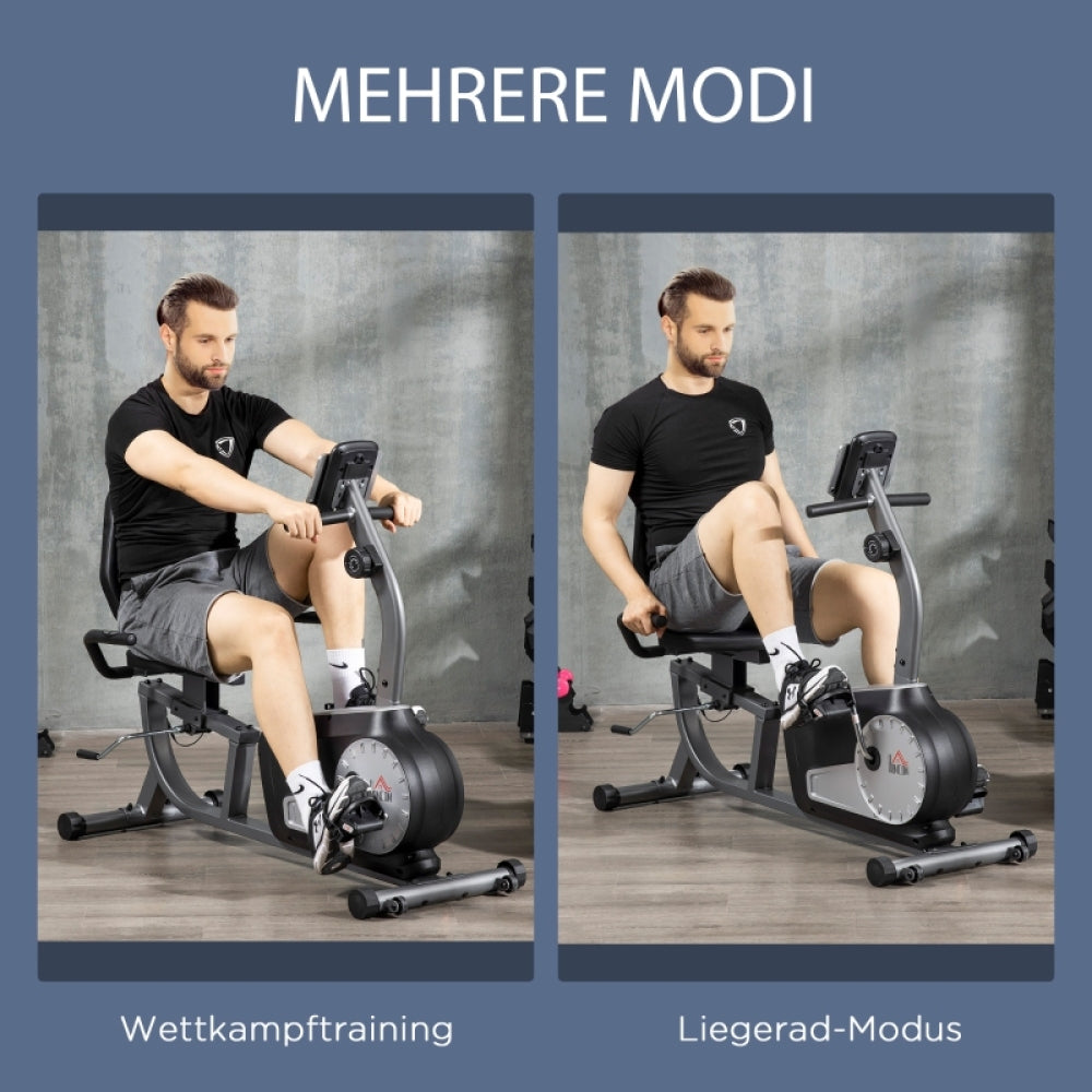 H104 Liegeheimtrainer – Mehrere Modi: Wettkampftraining und Liegerad-Modus für vielseitiges Training