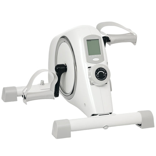 Sunjetfit H105 Mini-Heimtrainer – Kompakter Arm- und Beintrainer in Weiß mit LCD-Monitor