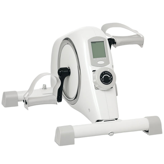 Sunjetfit H105 Mini-Heimtrainer – Kompakter Arm- und Beintrainer in Weiß mit LCD-Monitor