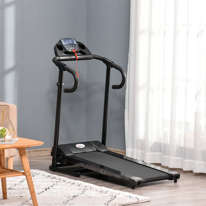 T100 Laufband klappbar – Vergleich aufgeklappt und zusammengeklappt