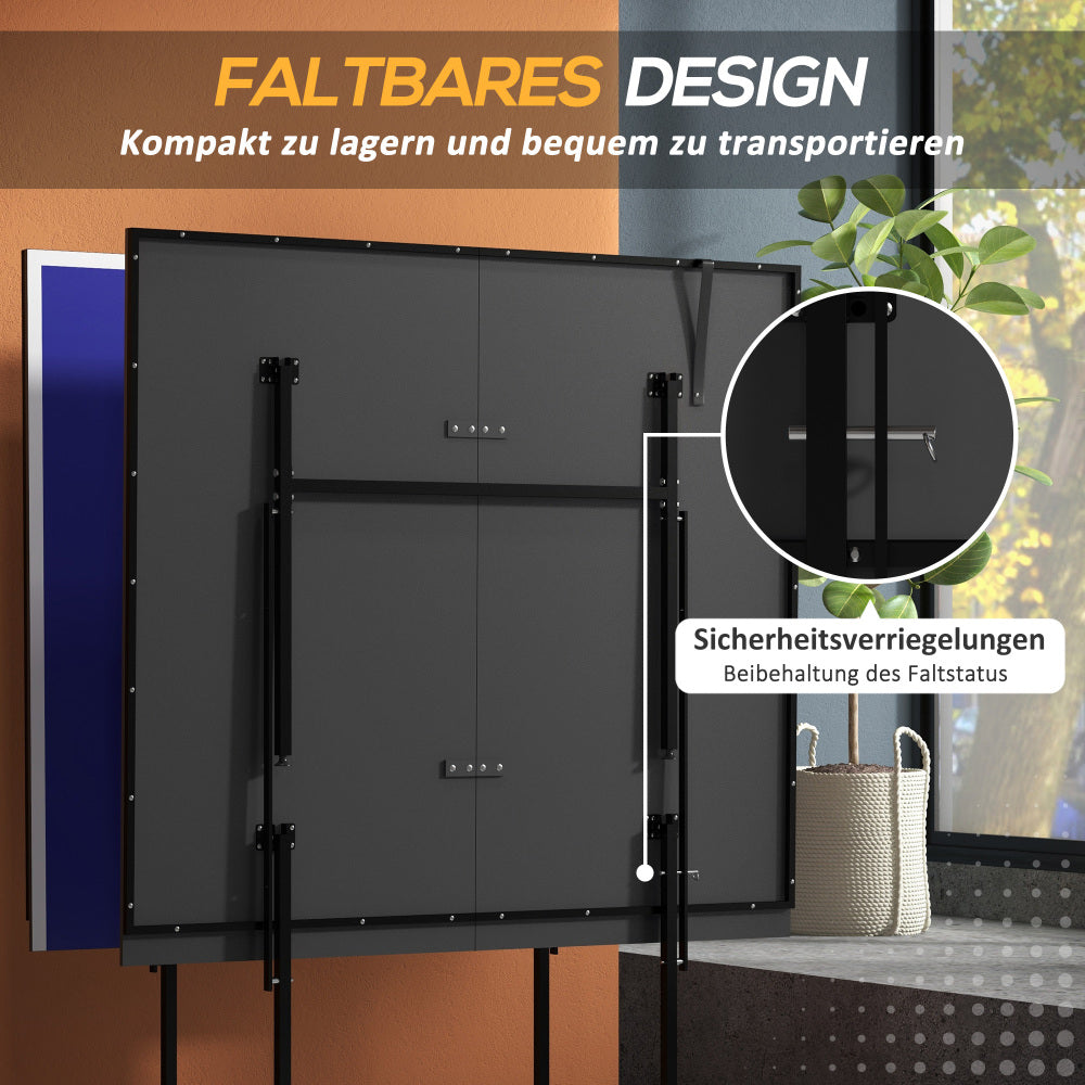 T300 klappbare Tischtennisplatte – faltbares Design mit Sicherheitsverriegelung