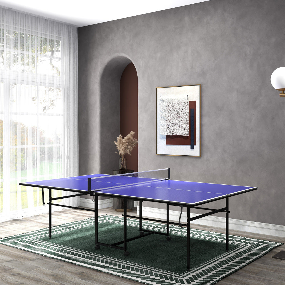 T300 Tischtennisplatte Indoor – Nutzung im modernen Wohnzimmer