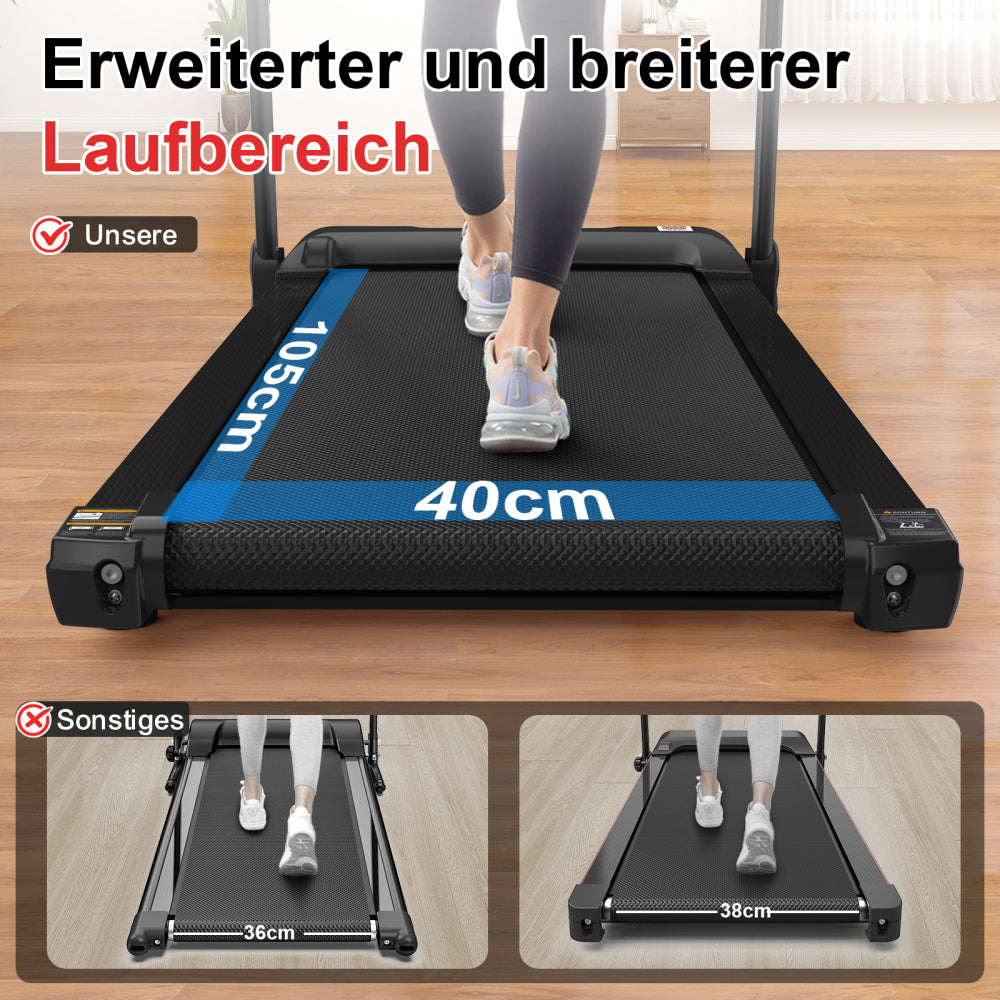 T300 erweiterter Laufbereich 40 cm – mehr Platz für natürlicheres Laufen