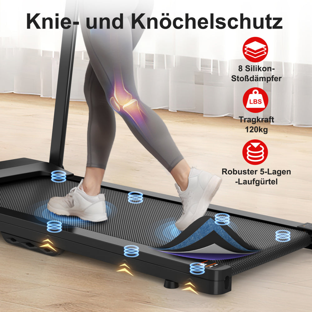 T400 Knie- und Knöchelschutz – 8 Stoßdämpfer und 9-lagiger Laufgürtel