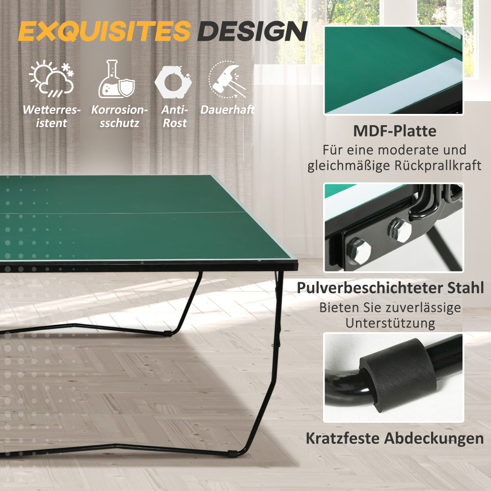 T500 Exquisites Design grün – MDF-Platte, pulverbeschichteter Stahl, kratzfeste Abdeckungen