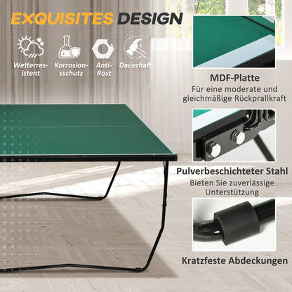 T500 Exquisites Design grün – MDF-Platte, pulverbeschichteter Stahl, kratzfeste Abdeckungen