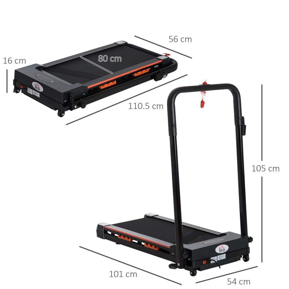 W100 Walking Pad Maße gefaltet – kompakte Abmessungen für einfaches Verstauen