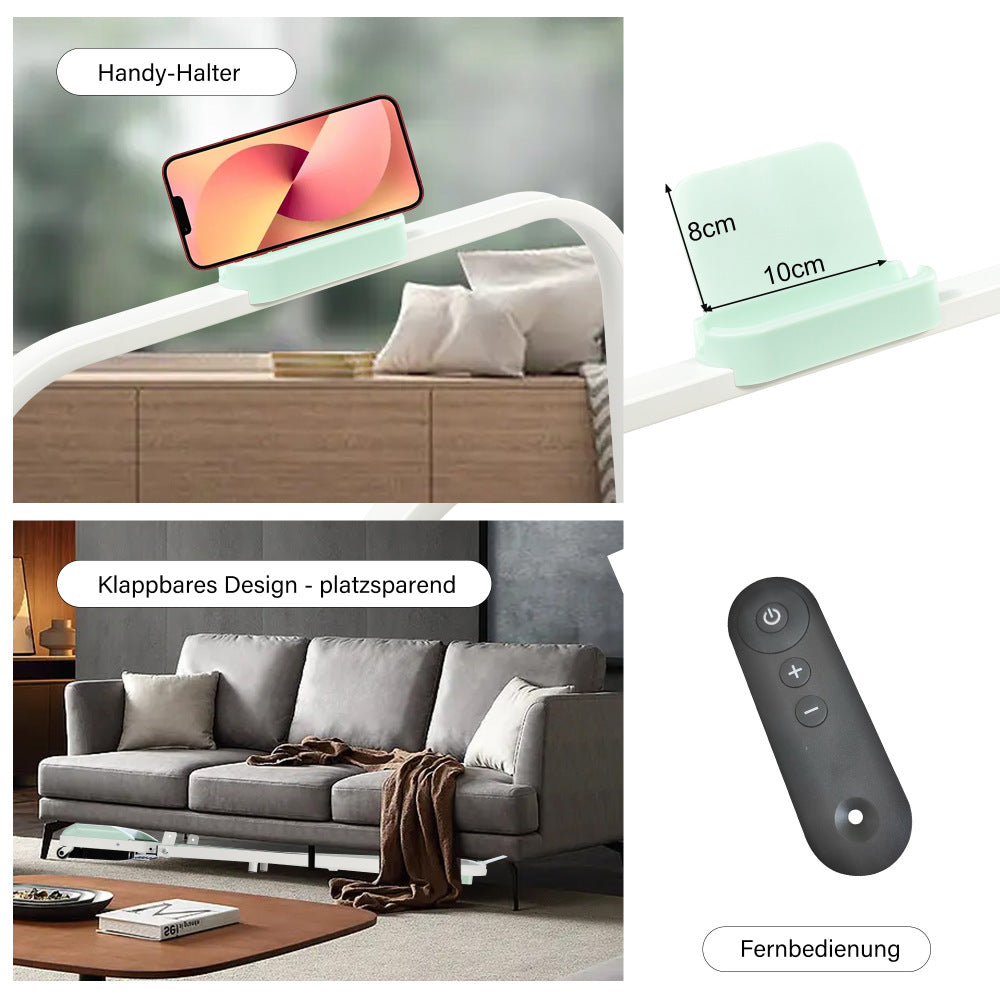 W200 Walking Pad Wohnzimmer – mit Fernbedienung und Tablethalter