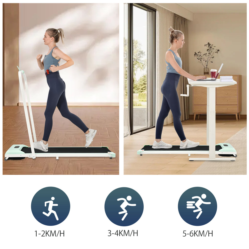 W200 Walking Pad Stehschreibtisch – 2-in-1 mit Bluetooth für Home-Office